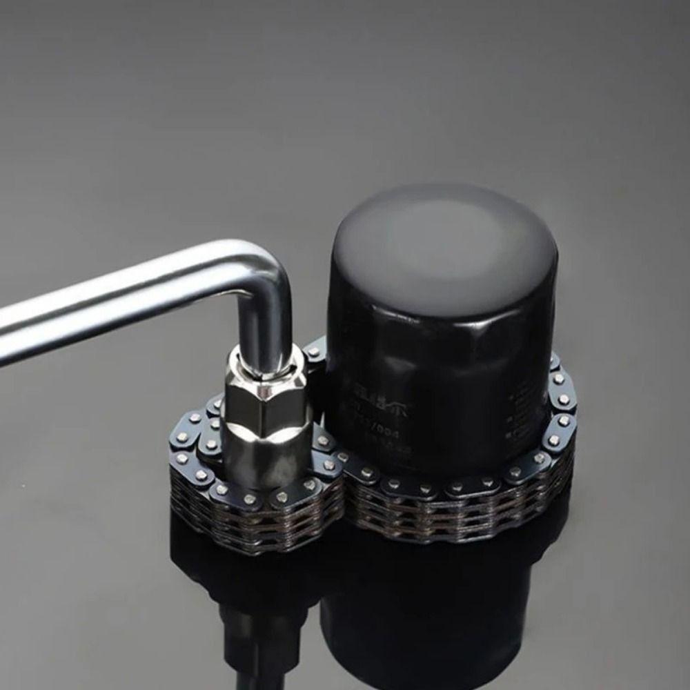 44/52 Зубца Ключ для масляного фильтра двигателя Тип двойной цепи Трещотка Цепной ключ Мотоцикл