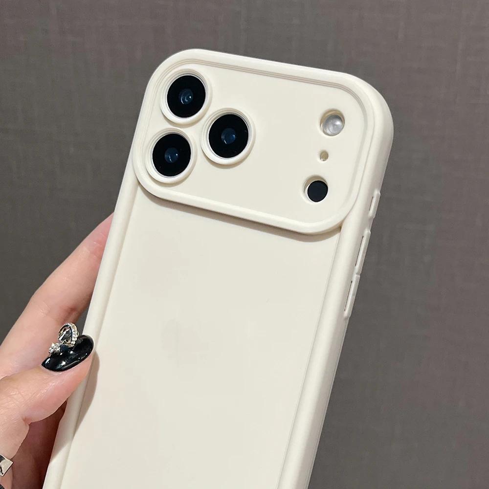 Ударопрочный Мягкий Силиконовый Чехол для Телефона Для Для Iphone 16 promax 17 15 14 Pro Max 13 12 11 XS XR 7 8 Plus Конфетный Цвет Матовый Funda