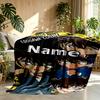 Custom Name Personalized Anime Print Blanket, Home Decor, Bedroom, Sofa, Camping, Couch, Gifts for Birthday Christmas