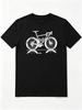 Unisexs Summer 100 Cotton Fashion Leisure Road Cycling Pattern Printed Loose Sports Round Neck Short Sleeve Tshirt Top