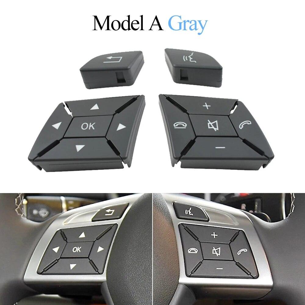 Car Interior Left Right Multi-Function Steering Wheel Button Control Switch For Benz ML GL G Class W166 W463 GL550 GL350 ML350