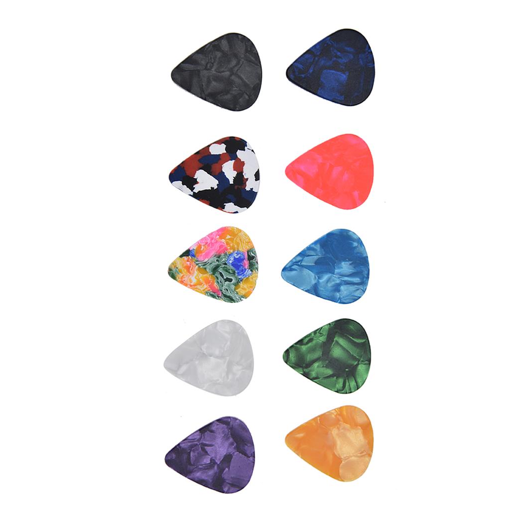 10 шт. медиаторы Boost Bass портативный красочный ретро космический звездный узор неба медиатор для баса