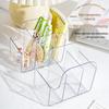 Transparent Acrylic Multi-Compartment Pen Holder - Creative, Large-Capacity DIY Desktop Storage Box.