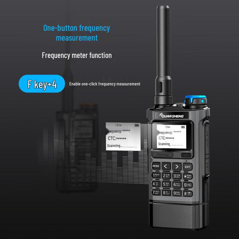 Мощная рация QUANSHENG UV-K1 с зарядкой Type-C (Китайская версия)