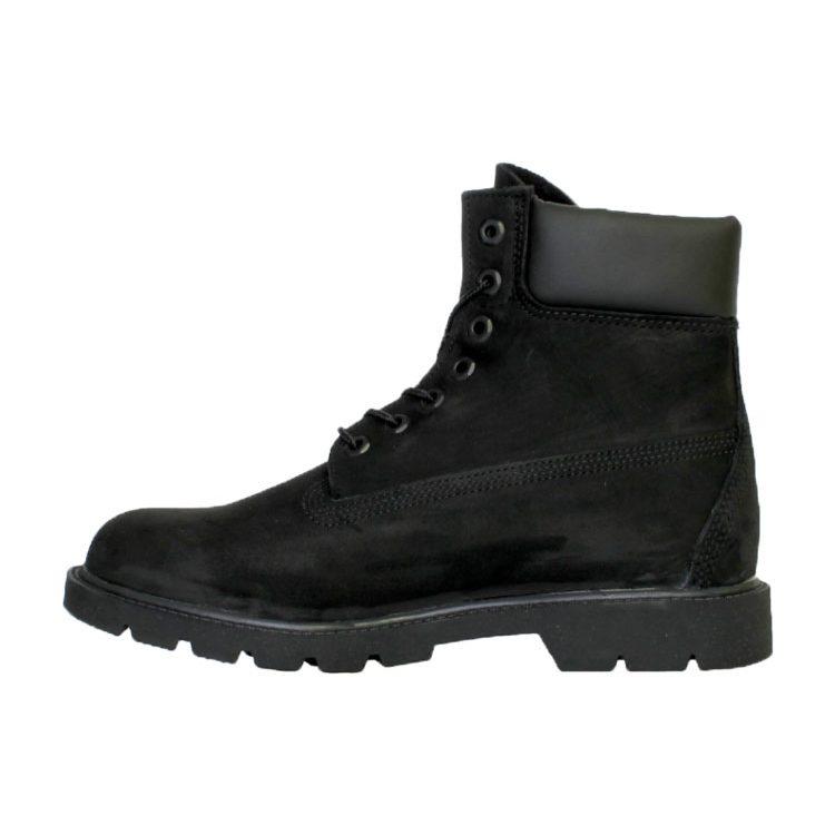 Timberland Классические водонепроницаемые ботинки 6'' 'Черный нубук' 19039