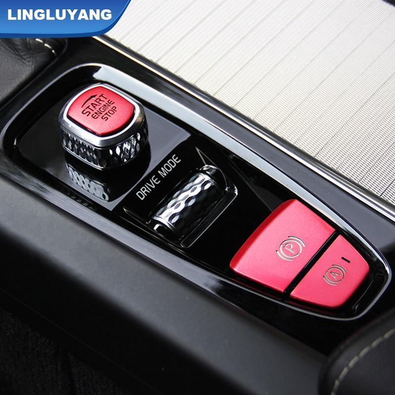 Автомобильные аксессуары для volvo XC60 XC90 S90 V90 V60 S60, кнопка запуска, нашивка для стояночного ручного тормоза, декоративные наклейки для автомобиля, Стайлинг автомобиля