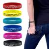 Believe Courage Rubber Wristbands Dream Inspirational Bracelet Motivational Silicone Wristbands