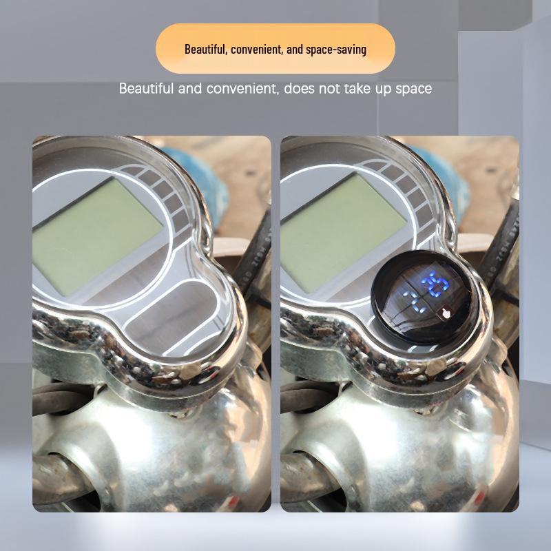 Светодиодные водонепроницаемые часы с сенсорным управлением для автомобиля и электронные часы для электромобилей