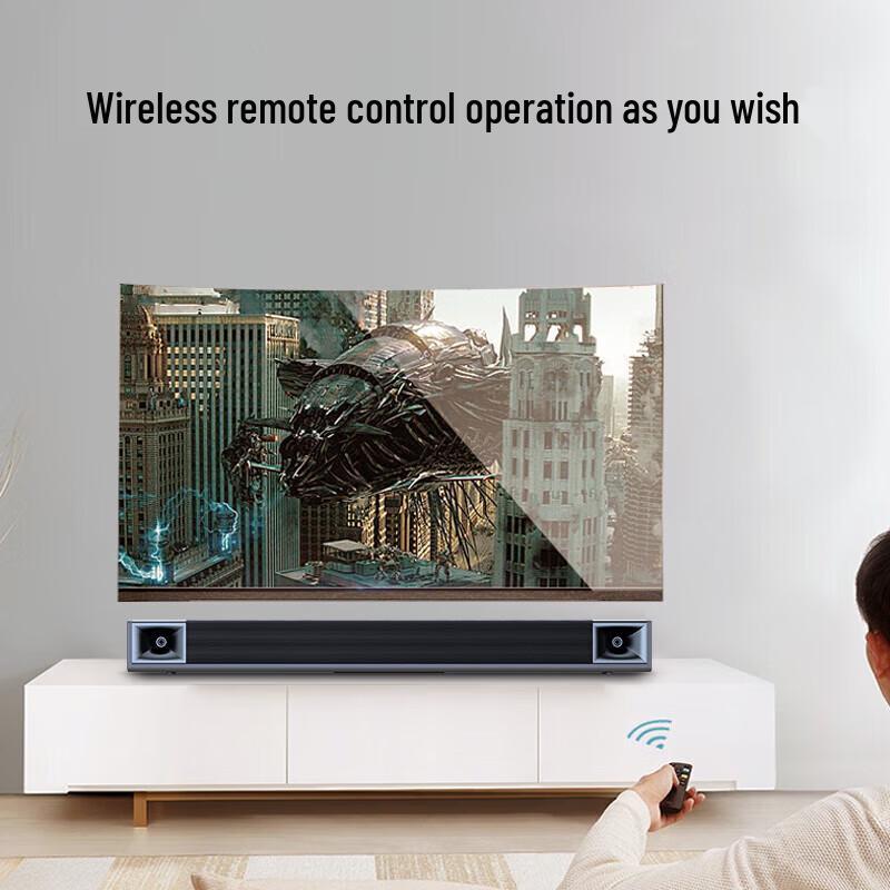 Саундбар для ТВ Newmine G-507, система домашнего кинотеатра с двумя микрофонами