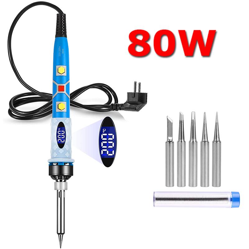 110/220V 80W Electric Soldering Iron Gun Tool Kit Welding Pen Welder