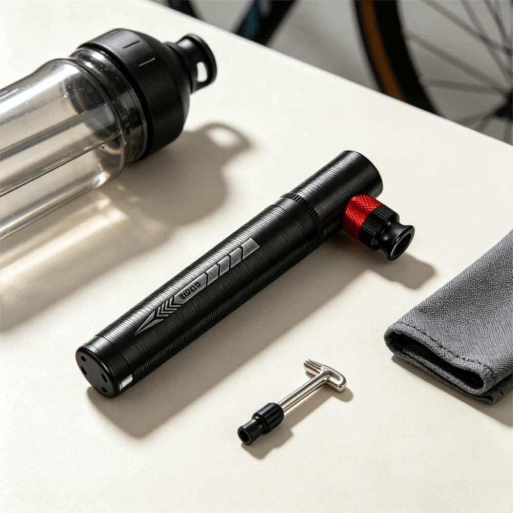Mini Size Bicycle Pump Aluminum Zinc Zinc Alloy Cycling Pump Portable Hand Inflator Mini Bike Pump Cycling
