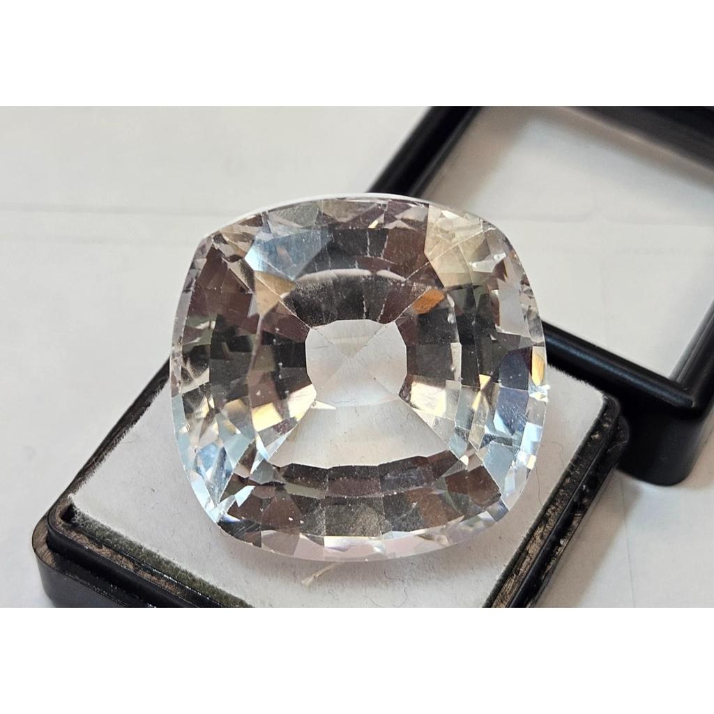 White Sapphire Natural 58 Ct Cushion Cut Fabulous Certified Loose Gemstone