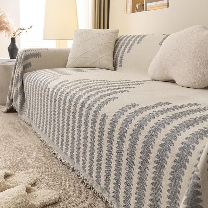 Chenille Sofa Towel Four Seasons Universal Non-Slip Simple Sofa Cover Cloth High Sense Anti-Scratching