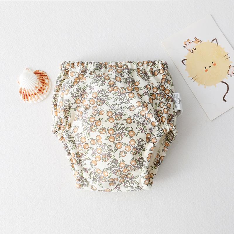Baby Training Pants Baby Underwear Washable Cute Pattern Breathable Diaper Pants Summer Baby Diapers Cotton Learning Trousers