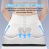1An ergonomic memory foam coccyx support pad Designed specifically for office chairs, washable and provides a comfortable cushioned seat for