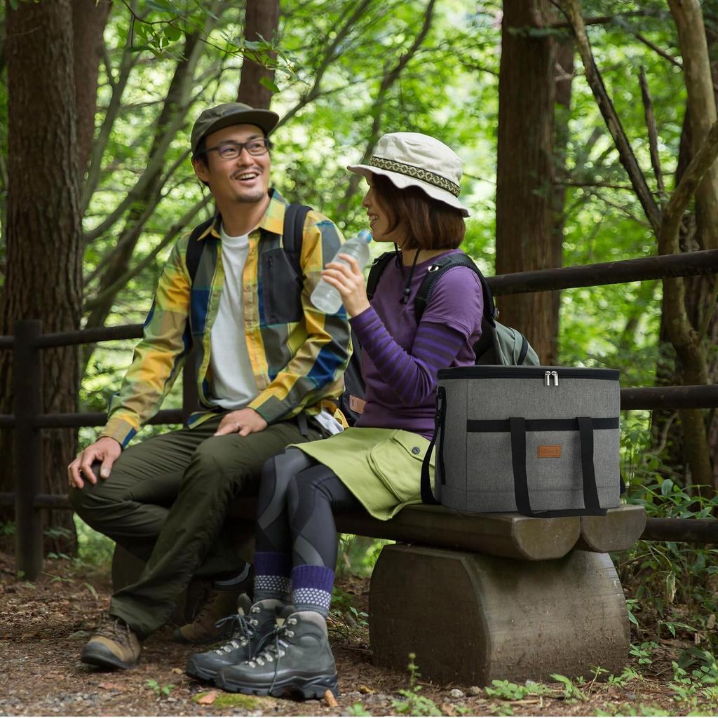 Lifewit Большой вместимости 30 л Термоизолированный мягкий складной холодильник Сохраняет еду холодной и может переноситься в руке или через плечо Идеально подходит для отдыха на природе