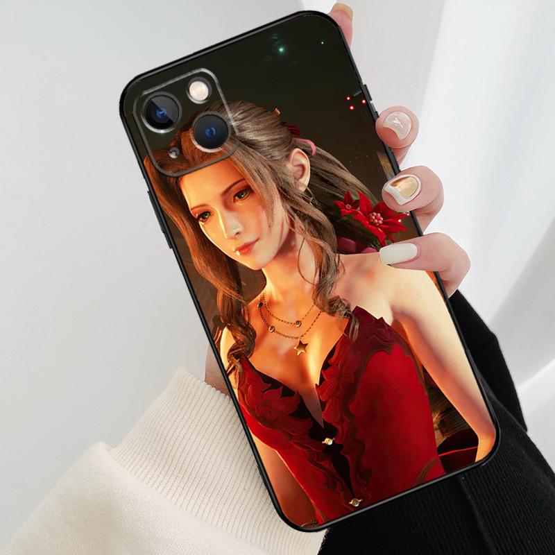 Чехол для телефона Aerith Gainsborough Final Fantasy для iPhone 11 12 13 14 15 16 Pro Max Mini X XR XS Max Plus Чехол Funda