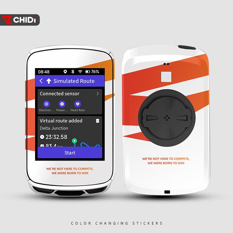 Для Magene C606 GPS-велокомпьютера декоративная наклейка на сенсорный экран Водонепроницаемая и устойчивая к царапинам Персональные варианты доступны