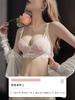 Small breasts gather underwear women's half cup shows large breasts, anti-sagging spring lace underwear bra set