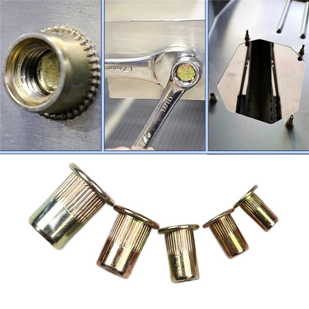 Carbon Steel Collocation Home Improvement Reveting Cap Rivet Nuts Flat Head Nuts Fastener Hardware