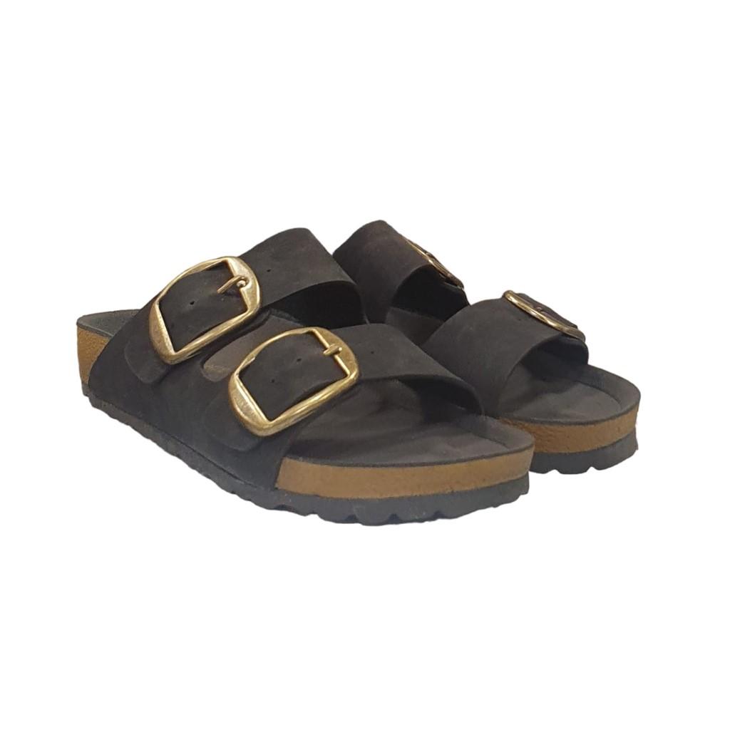 Pierre Cardin Регулируемые замшевые анатомические женские тапочки с двойным ремешком