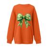 Women's Casual Round Neck Long Sleeved Pullover,Christmas  Printed Top, Long Sleeved Hoodie