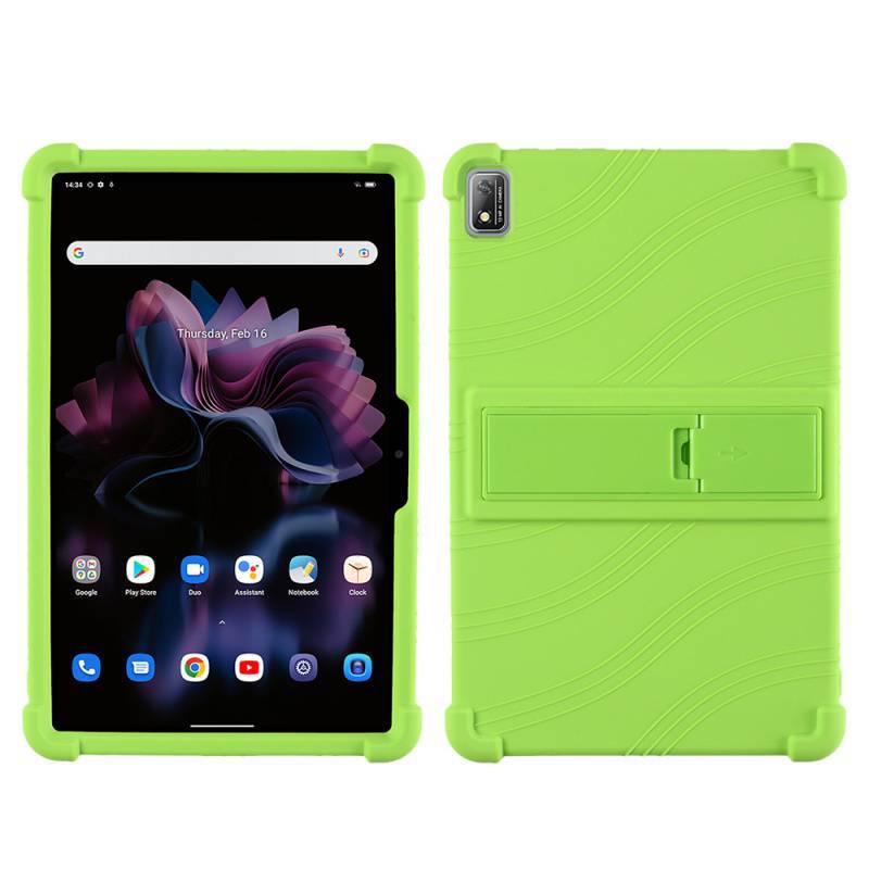 Противоударный силиконовый чехол для планшета Blackview Tab16 11 дюймов с подставкой-держателем для руки