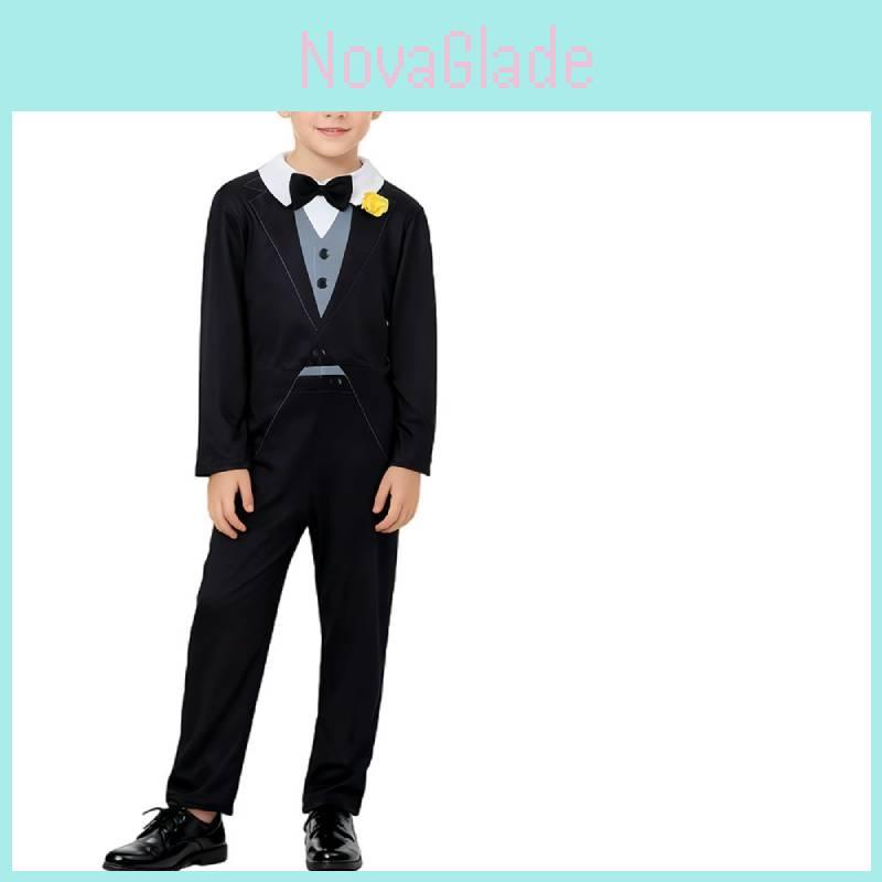 Nick Fox Child Cosplay Costume With Polyester Blend For Game Anime Role Play