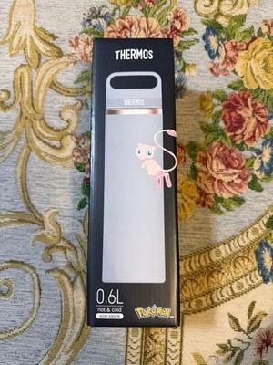 THERMOS JOW-600 POKEMON Mew Вакуумная термокружка для путешествий 600 мл Бутылка с ручкой для переноски