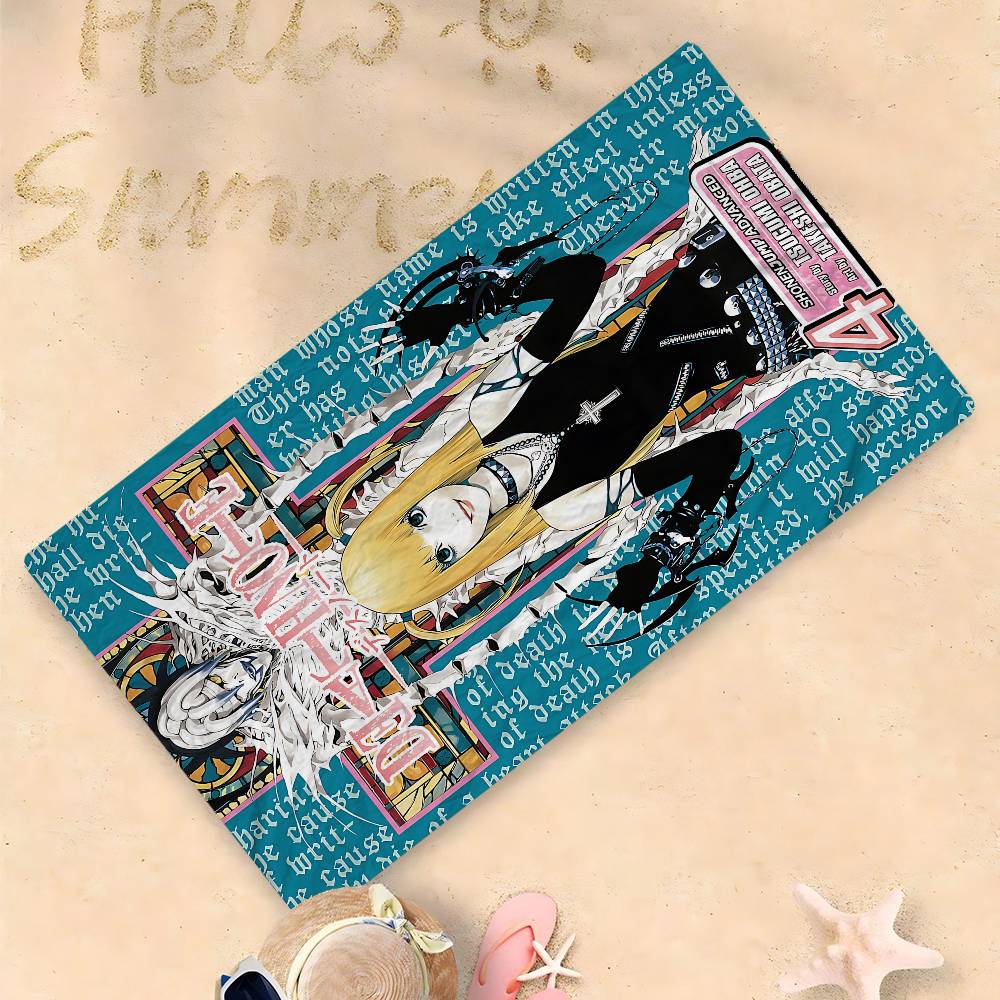 Death Note MISA MISA Anime Microfiber Beach Towel Absorbent Quick Dry Soft Yoga Swimming Resort Mountain Climbing Towel