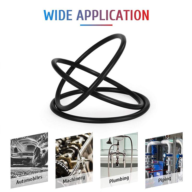 WD CS 2,62/2,65 мм, уплотнительное кольцо O-ring из NBR, нитрильные резиновые шайбы для автомобиля, автотранспортного средства, внутренний диаметр 1,24--247,32 мм, ВД x Толщина стенки