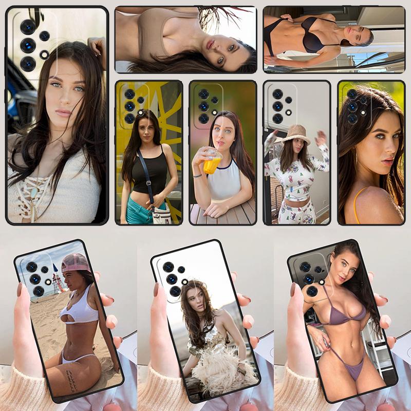 Сексуальный чехол для телефона Lana Rhoades Для Samsung Galaxy A42 A31 A40 A51 A71 A32 A80 A91 A52 A72 A73 A20e A21S A50 A70 A11 A12