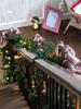 Гирляндные стяжки Многоразовые Мягкие Защитные Вешалки Праздничные Гирляндные Стяжки для Дома в Помещении Каминная Полка Перила Лестница Свет