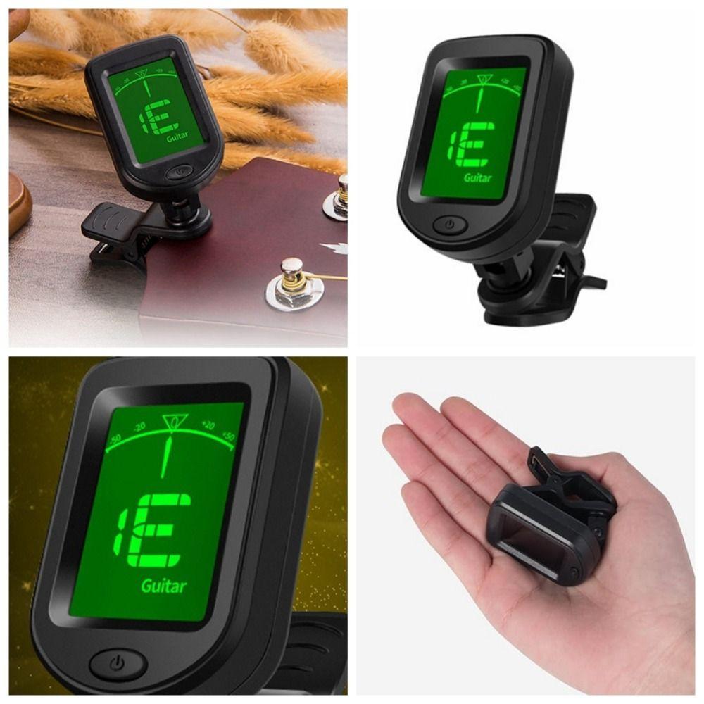Прищепка-тюнер для гитары Мини-аксессуар для гитары Надежный тюнер для струнных инструментов Все инструменты