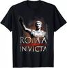 Рим Invicta SPQR Древнеримская Империя Легион Футболка 100% Хлопок Круглый Вырез Летняя Короткий Рукав Повседневная Мужская Футболка Размер S3XL