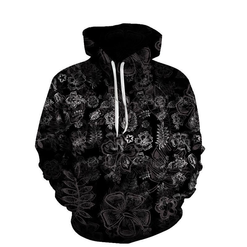 Spring Autumn Hooded Sweatshirt 3D Digital Printing Unisex Hoodies Men Women Fashion Loose Pullover