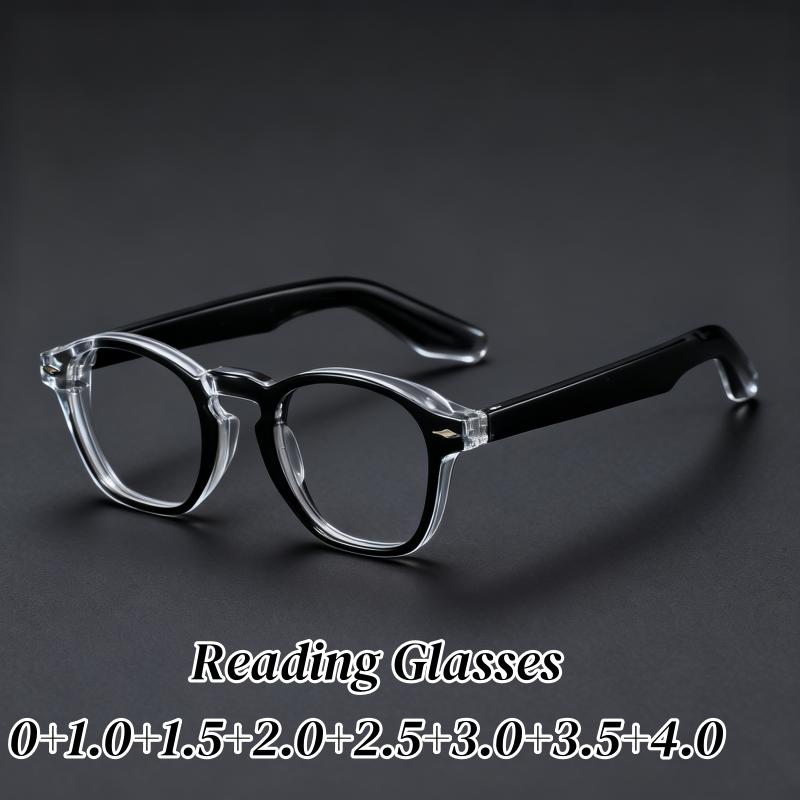 Мужские Женские Модные Очки для Чтения с Защитой от Синего Света для Дальнозоркости Унисекс Ультралегкая Овальная Оправа от 0 до +4.0