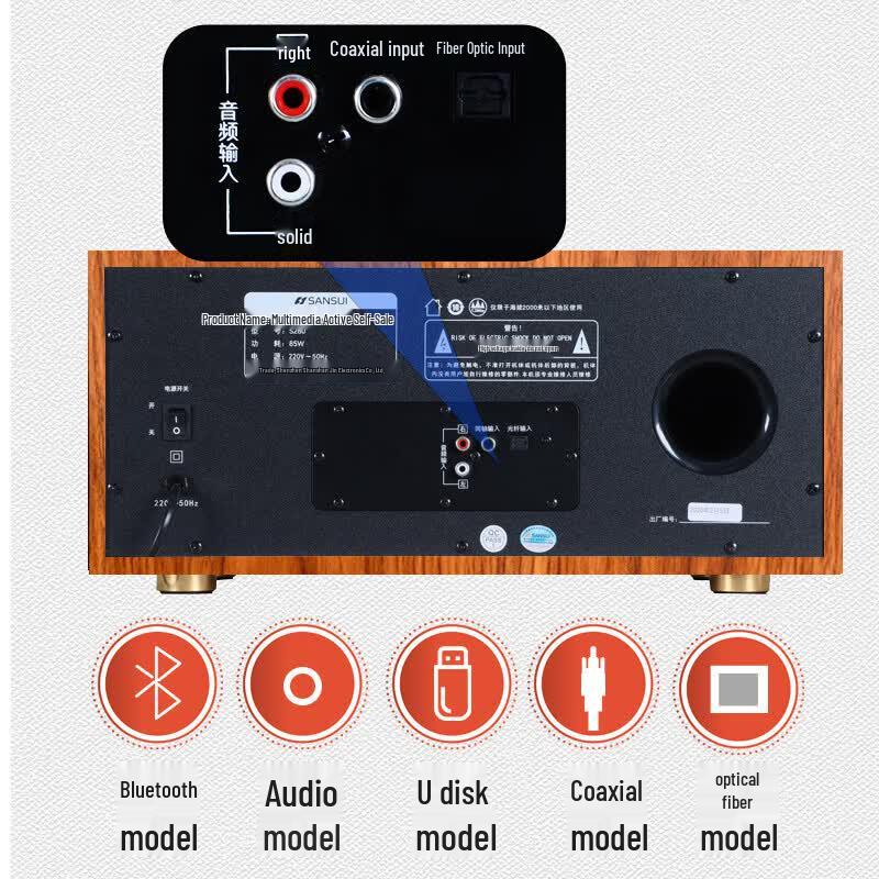 SANSUI S300 Универсальная HIFI Bluetooth Акустическая Система (Китайская версия)