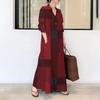 Осенние и зимние женские платья-рубашки Платья-рубашки с принтом в клетку Элегантные однобортные платья-рубашки с длинными рукавами