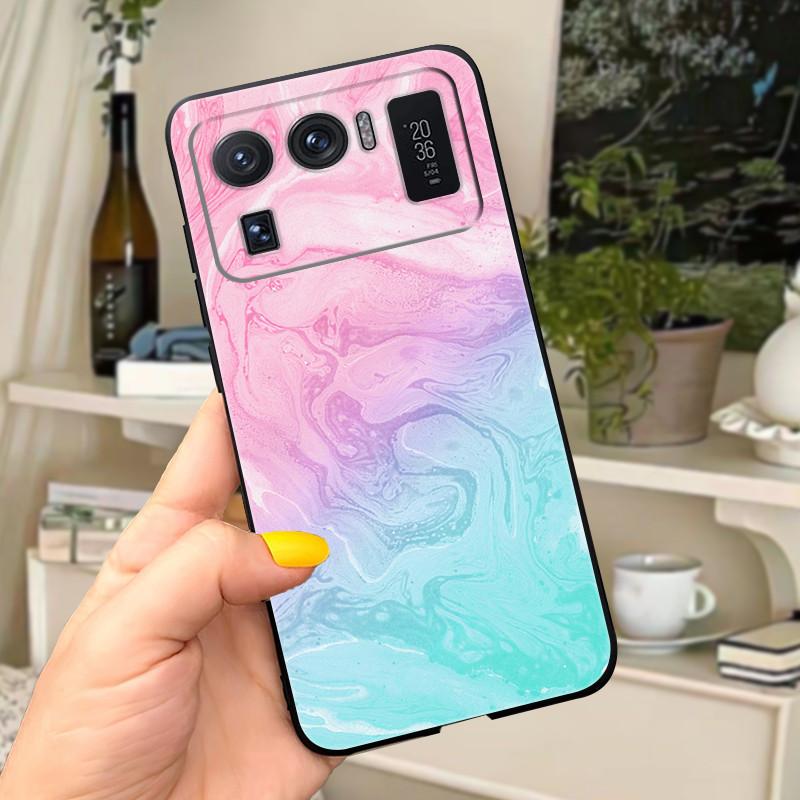 For Xiaomi Mi 11 Ultra Case Mi 11 Lite Pro Shockproof Marble Bumper Silicone Soft Phone Back Cover For Xiaomi Mi 11 Ultra Case