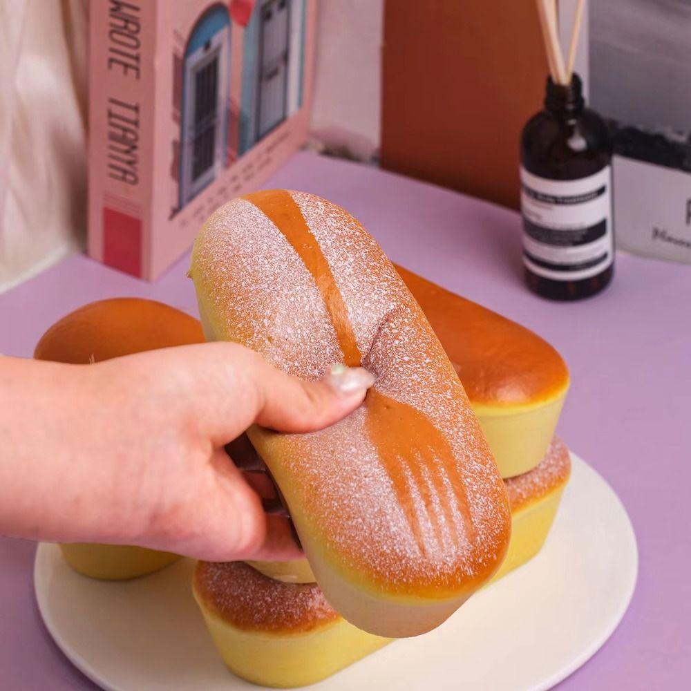 Food Shape Bread Squeeze Toy Hand Relax Sensory Fidget Toy Kids Adults