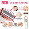 1Pc New 4-in-1 Women's Shaver USB Charging Electric Shaver Leg Hair Armpit Hair Remover Private Pubic Hair