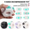 6 Sides Fidget Roller Sensory Toys Stress Reliever Decompression Fingertip Fidget Toy for Kids Adults with ADHD OCD Autism Gifts