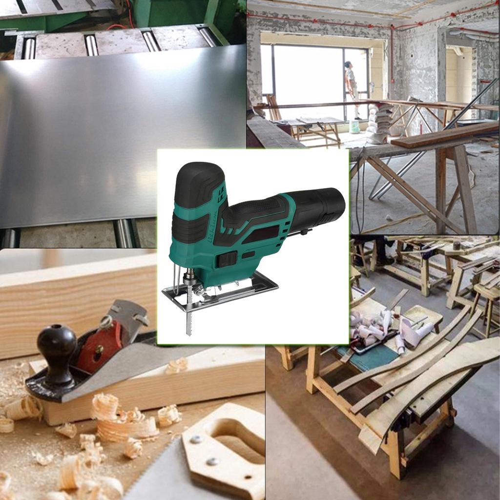 12 В 30000 об/мин 65 мм Аккумуляторный лобзик Электрический лобзик Многофункциональный деревообрабатывающий инструмент для аккумулятора