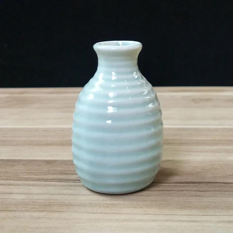 1 шт., мини-керамическая ваза ярких цветов, настольный цветочный горшок, домашняя ароматерапия, цветочная композиция, ваза, гидропоника, украшения для дома, ремесла