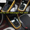 Декоративная накладка на панель переключения передач для VW Volkswagen Polo - Автомобильные аксессуары из нержавеющей стали для интерьера
