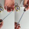 2M Миниатюрная рулетка АБС-пластик Углеродистая сталь Брелок Портативный измерительный инструмент для дома, офиса, автомобиля, DIY-проектов, ежедневного использования
