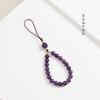 Dianrun Jewelry Natural Amethyst Phone Strap Anti-Loss Wrist Rope Chinese Style Retro Women's High-End Hand-Twisted Lanyard