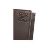 Loewe Puzzle Geometric Pattern Double Fold Design Calfskin Wallet Men Wallet Dark-Gray C510501X14-1220