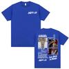 Rapper Anuel AA Real Hasta La Muerte Album Graphic 100cotton Tshirt Unisex Oversized Fashion Hip Hop Oneck Casual Retro shirts